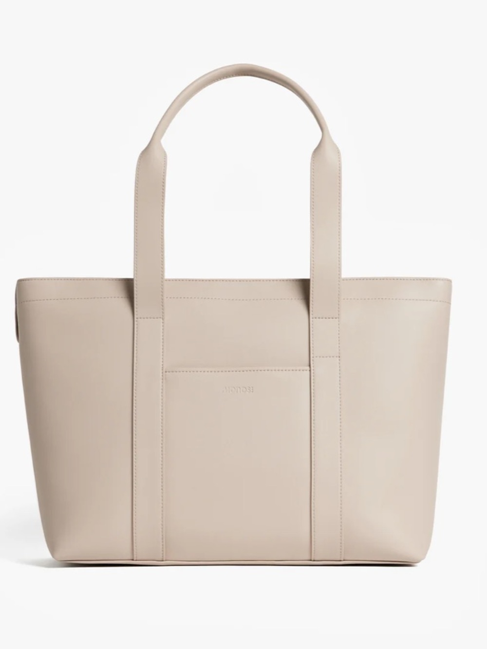 Monos Metro Tote Ivory Leather